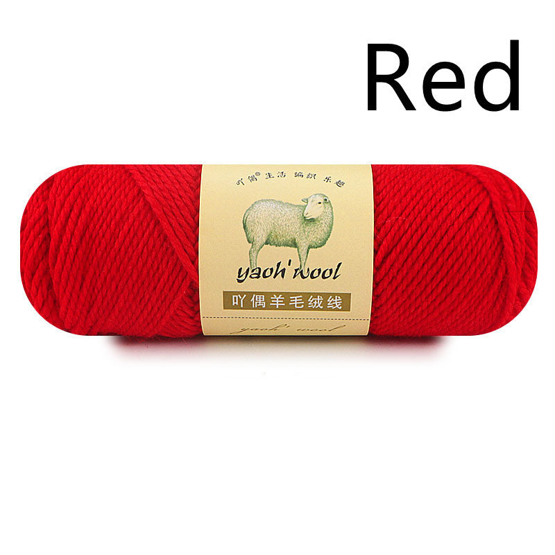 3-ply Wool Acrylic Blended Yarn For Children's Handmade DIY