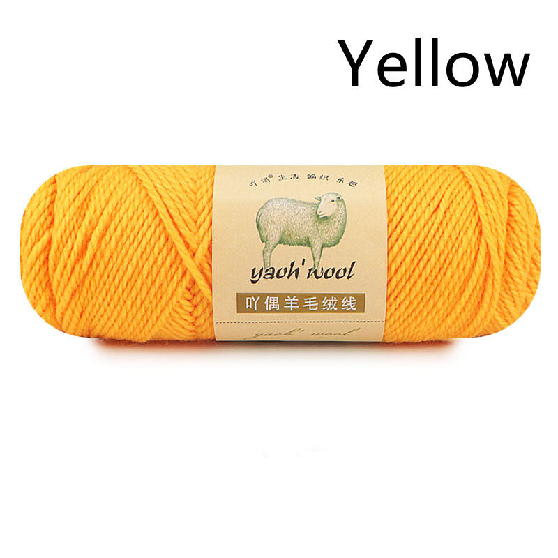 3-ply Wool Acrylic Blended Yarn For Children's Handmade DIY