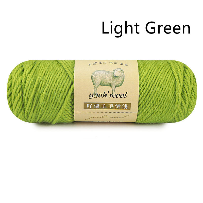 3-ply Wool Acrylic Blended Yarn For Children's Handmade DIY