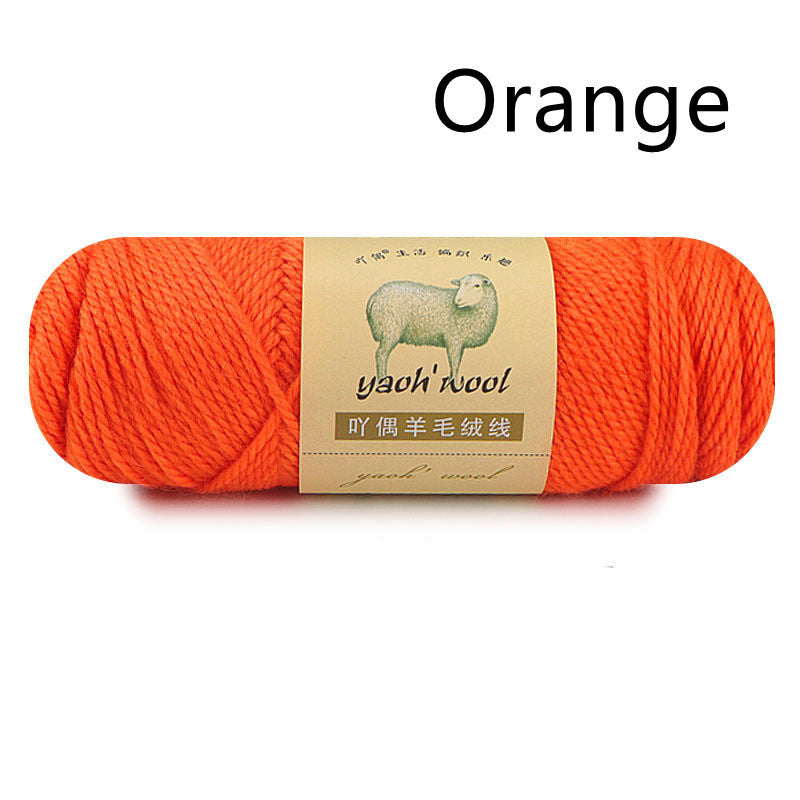 3-ply Wool Acrylic Blended Yarn For Children's Handmade DIY