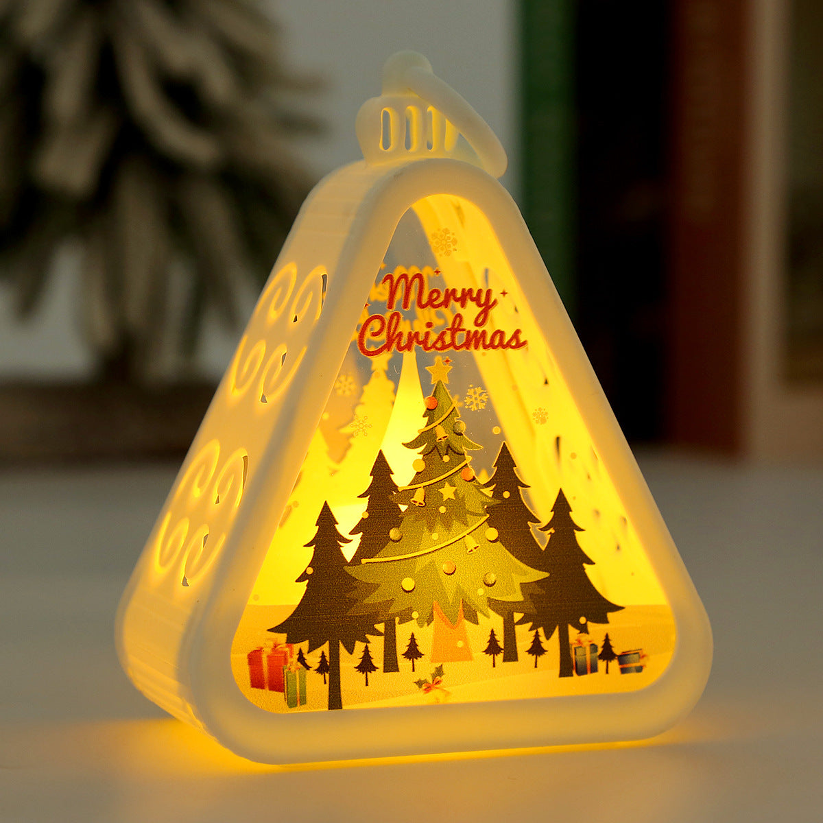 Christmas Decorations Retro Electric Candle Lamp Luminous Ornaments