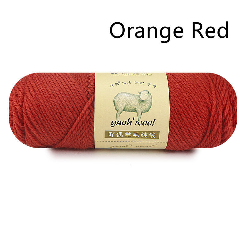 3-ply Wool Acrylic Blended Yarn For Children's Handmade DIY