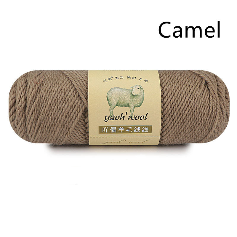 3-ply Wool Acrylic Blended Yarn For Children's Handmade DIY