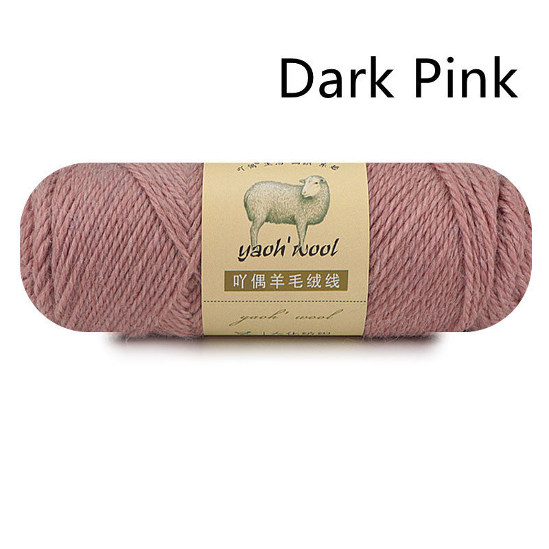 3-ply Wool Acrylic Blended Yarn For Children's Handmade DIY