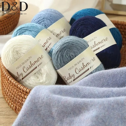 50g/roll Soft Wool Knitting Cashmere Long Thin Yarn DIY Hand Crochet Roll Mohair Yarn Soft Mohair Cashmere Wool Knitting Yarn