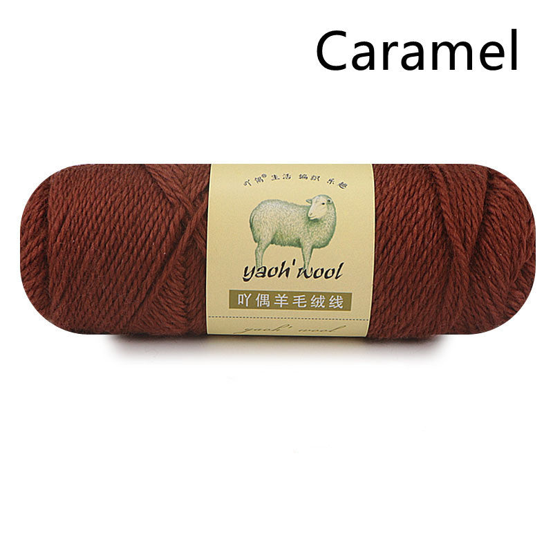 3-ply Wool Acrylic Blended Yarn For Children's Handmade DIY