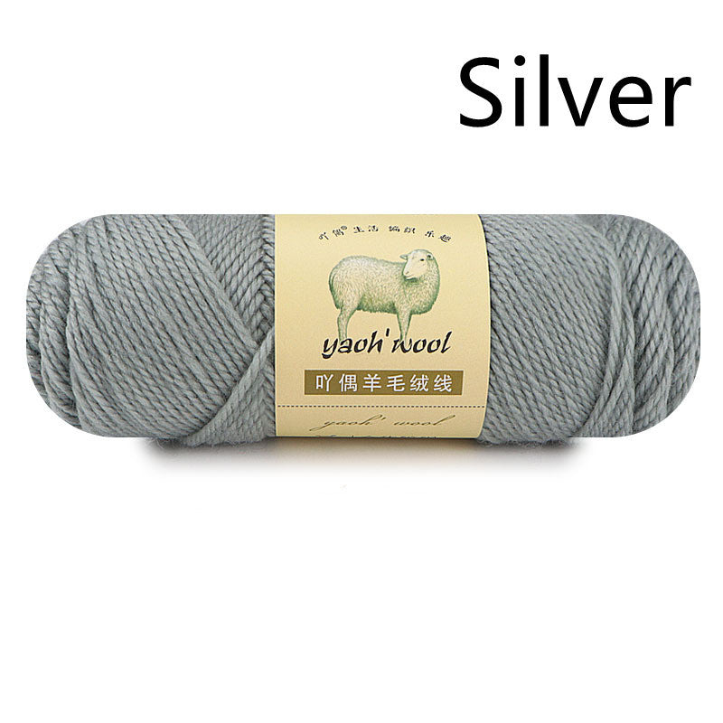 3-ply Wool Acrylic Blended Yarn For Children's Handmade DIY