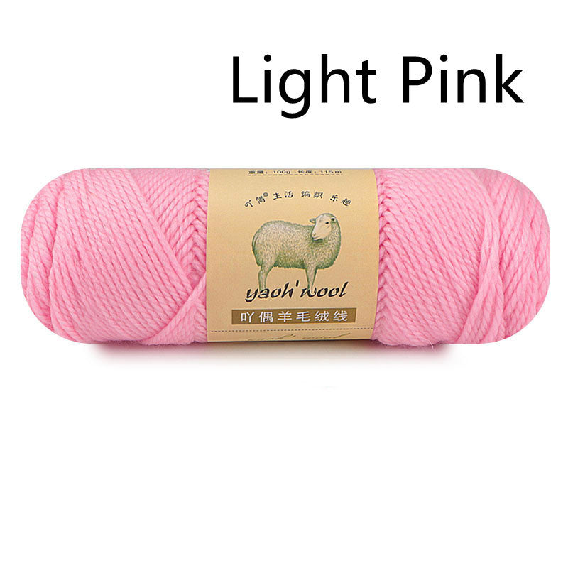 3-ply Wool Acrylic Blended Yarn For Children's Handmade DIY