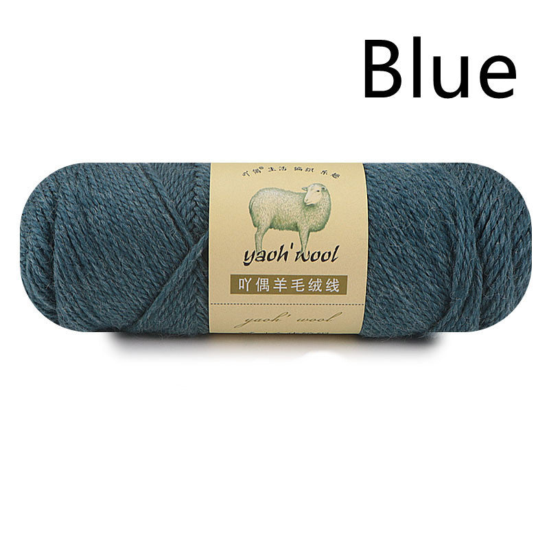 3-ply Wool Acrylic Blended Yarn For Children's Handmade DIY