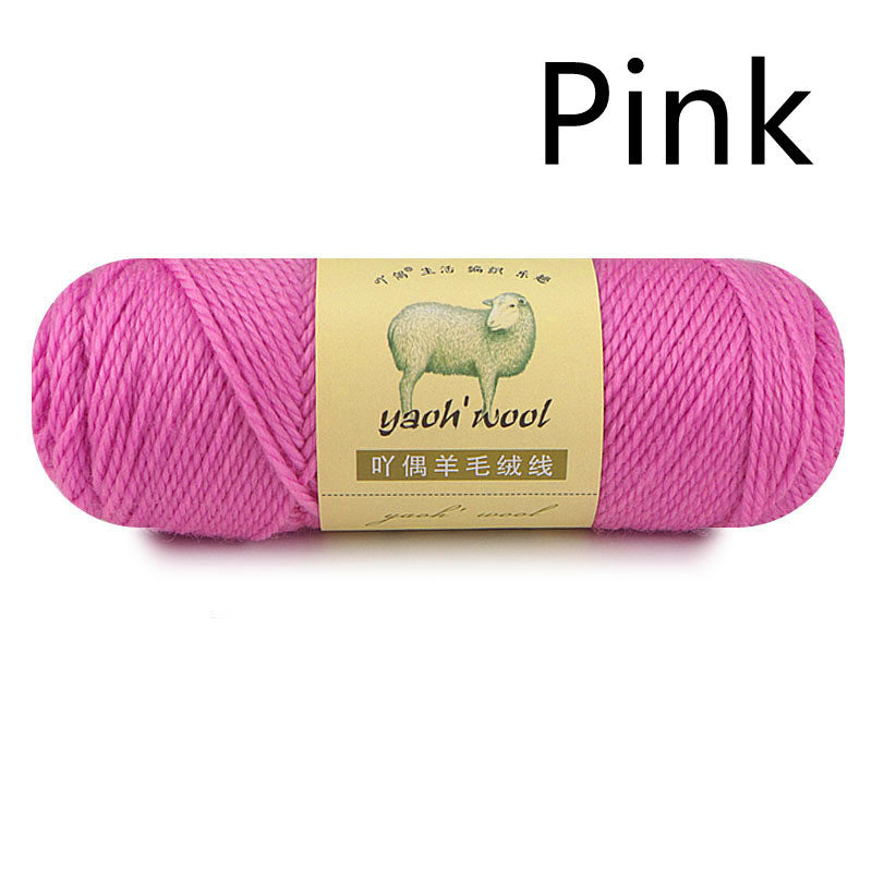 3-ply Wool Acrylic Blended Yarn For Children's Handmade DIY