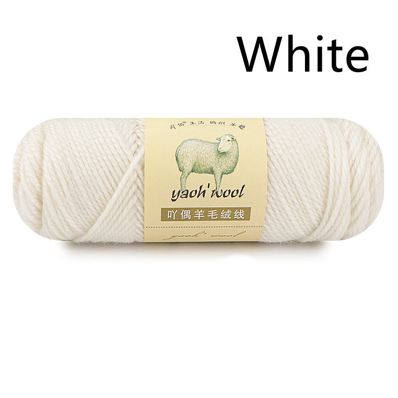 3-ply Wool Acrylic Blended Yarn For Children's Handmade DIY